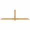 Ekena Millwork Eugene Rough Sawn Timber Gable Bracket, Western Red Cedar, 96"W x 32"H x 2"D x 4"F, 8/12 Pitch GBW096X32X0204EUG00RWR - alternate 1